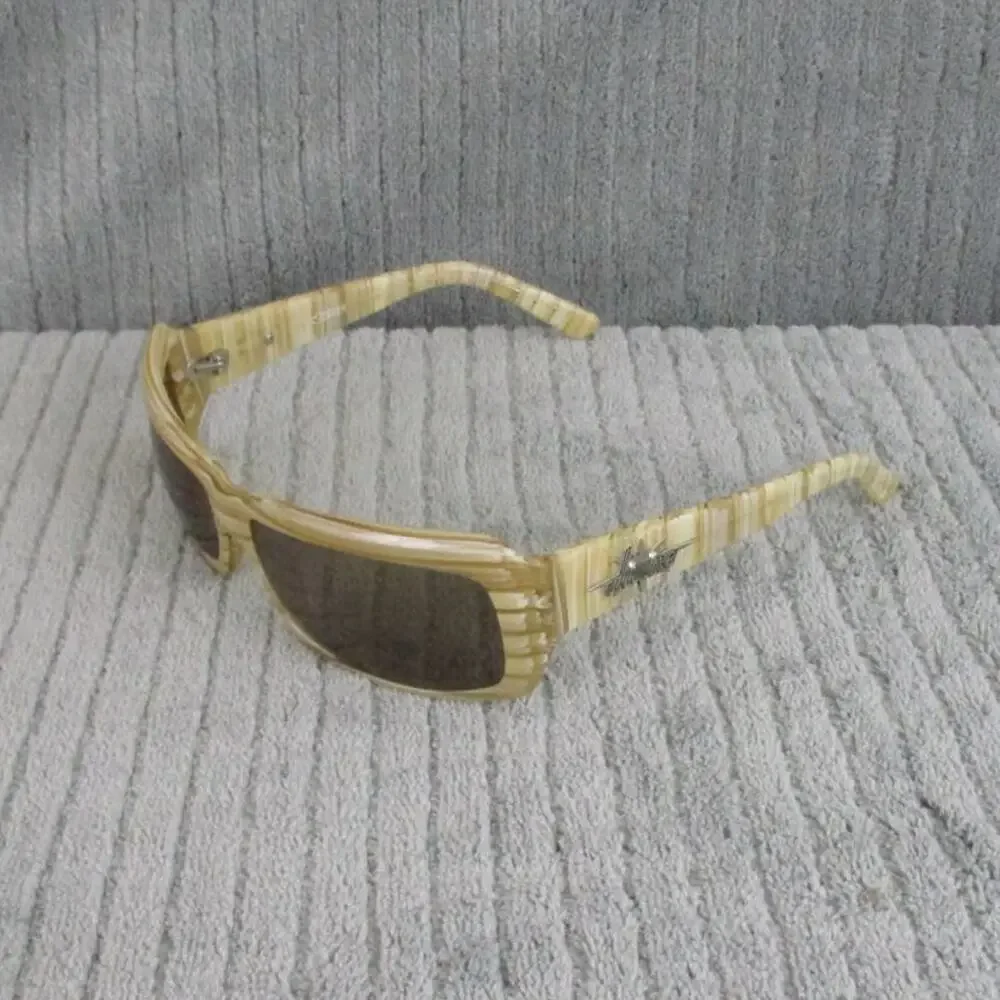 New Divine Eyewear Crush Tan Horn/Amber Sunglasses NWT Women's